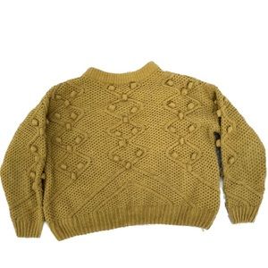 yellow zara sweater